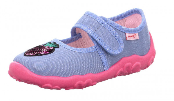 Superfit BONNY Hausschuhe Kinder Blau Rosa | Österreich-84506199