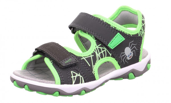 Superfit MIKE 3.0 Sandalen Kleinkinder Grau Hellgrün | Österreich-36918579