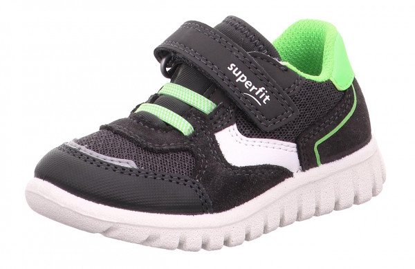 Superfit SPORT7 MINI Sneakers Kinder Grau Hellgrün | Österreich-01398659